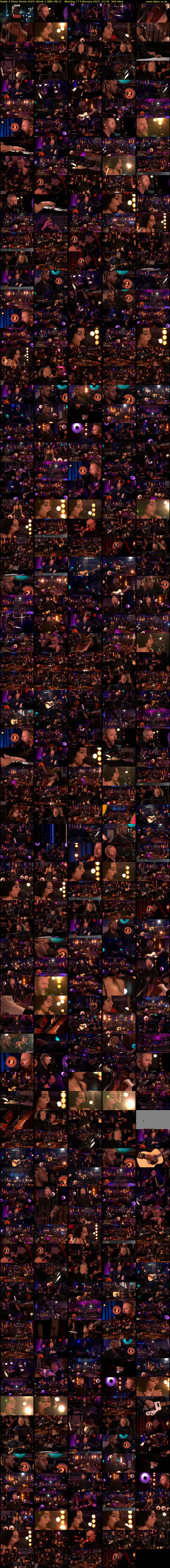 Radio 2 Piano Room 2025: Week 2 (BBC RB 1) Monday 17 February 2025 21:30 - 03:30