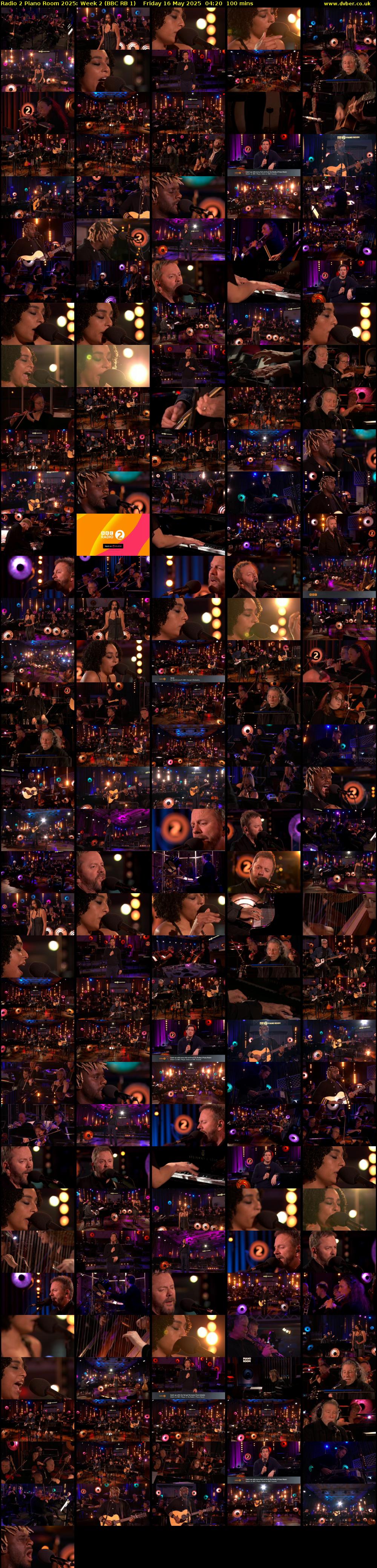 Radio 2 Piano Room 2025: Week 2 (BBC RB 1) Friday 16 May 2025 04:20 - 06:00