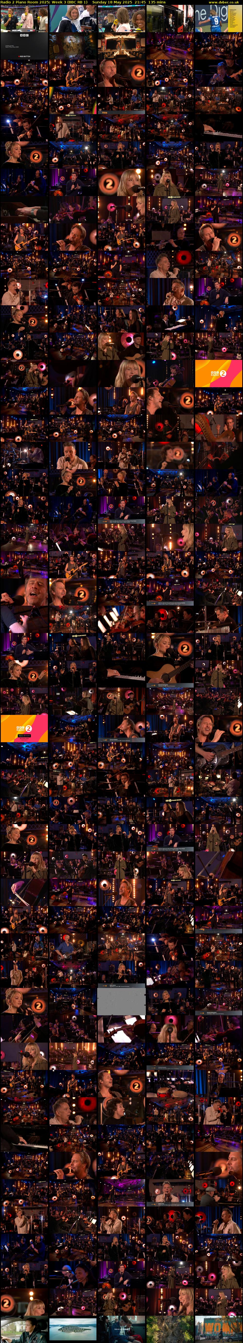 Radio 2 Piano Room 2025: Week 3 (BBC RB 1) Sunday 18 May 2025 21:45 - 00:00