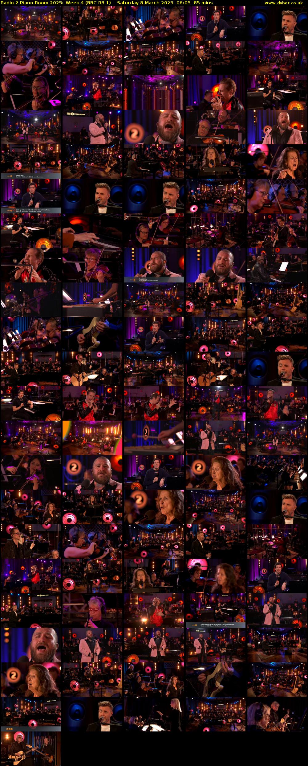 Radio 2 Piano Room 2025: Week 4 (BBC RB 1) Saturday 8 March 2025 06:05 - 07:30