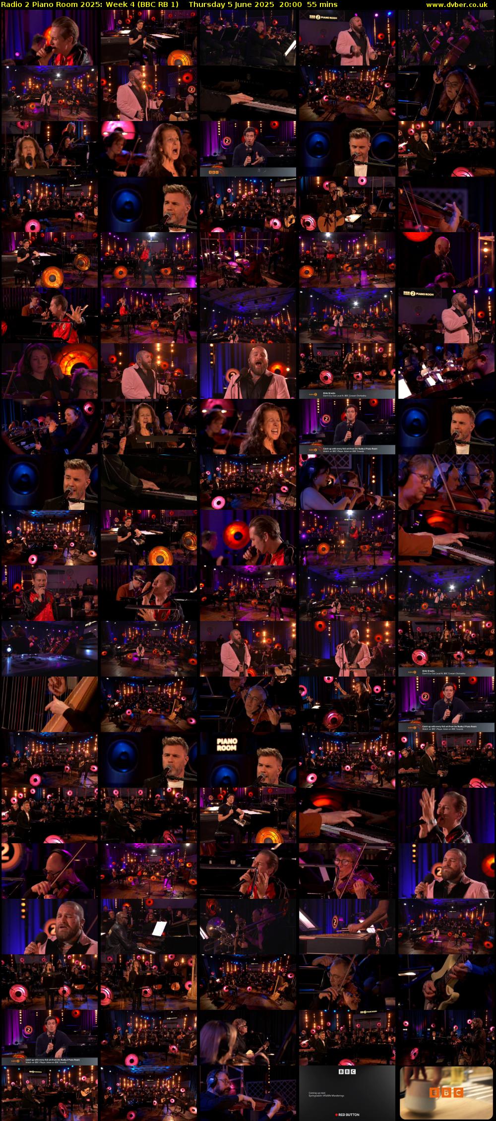 Radio 2 Piano Room 2025: Week 4 (BBC RB 1) Thursday 5 June 2025 20:00 - 20:55