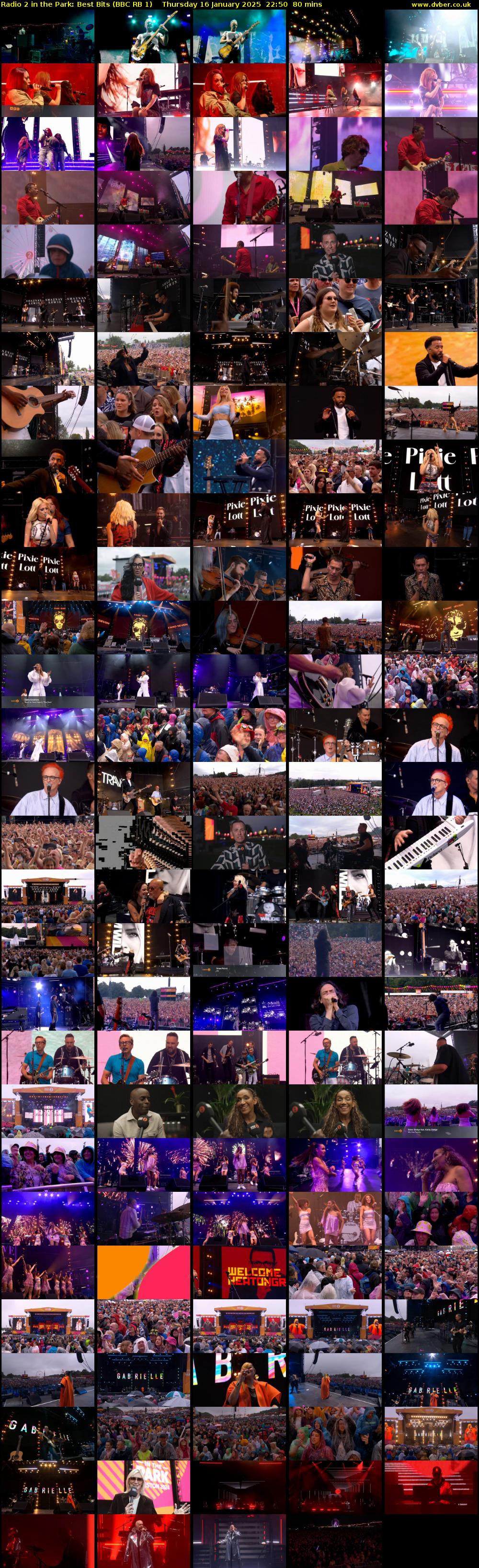 Radio 2 in the Park: Best Bits (BBC RB 1) Thursday 16 January 2025 22:50 - 00:10