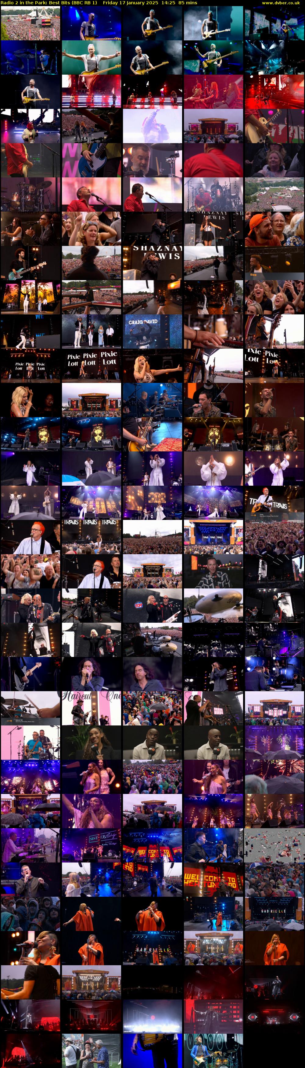 Radio 2 in the Park: Best Bits (BBC RB 1) Friday 17 January 2025 14:25 - 15:50