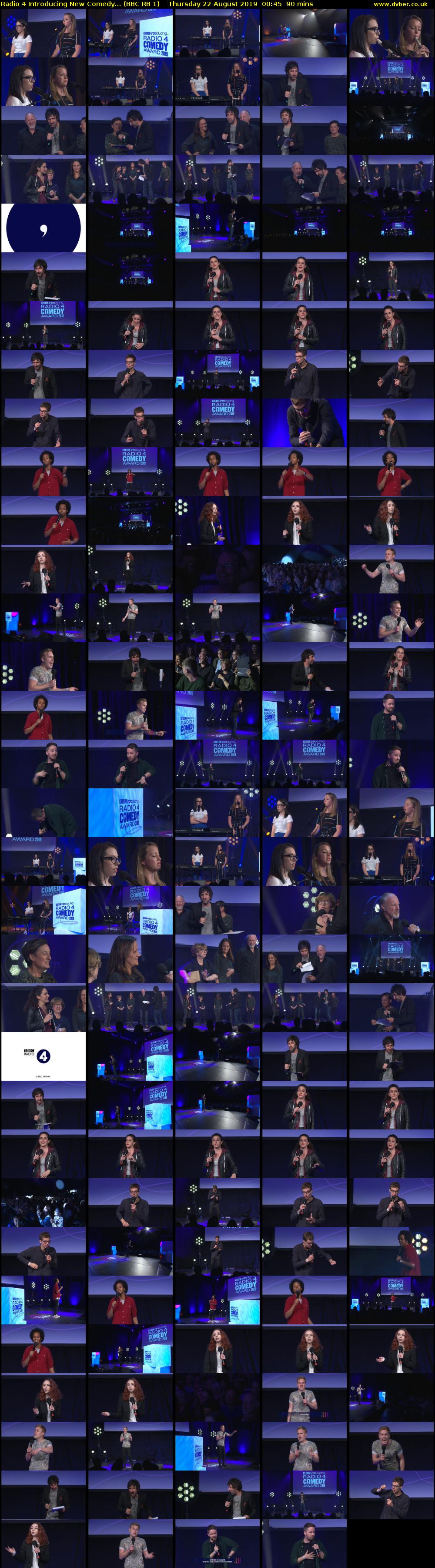 Radio 4 Introducing New Comedy... (BBC RB 1) Thursday 22 August 2019 00:45 - 02:15