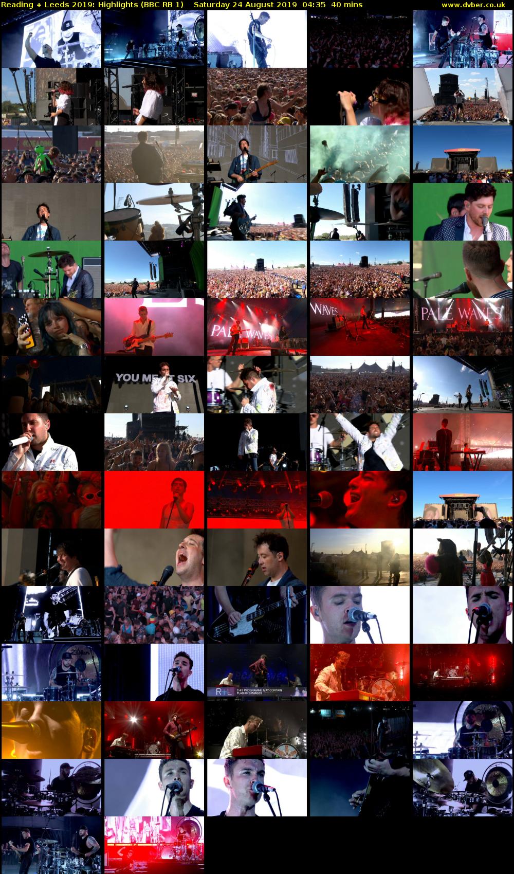 Reading + Leeds 2019: Highlights (BBC RB 1) Saturday 24 August 2019 04:35 - 05:15