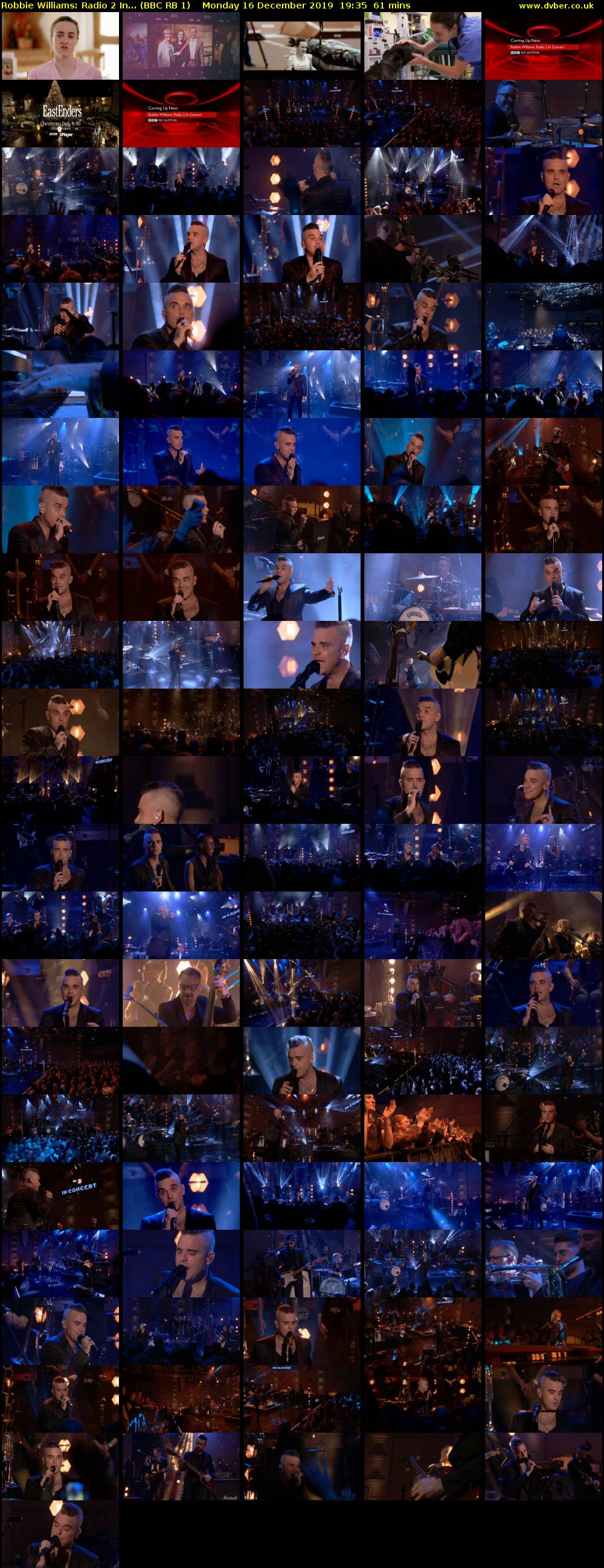 Robbie Williams: Radio 2 In... (BBC RB 1) Monday 16 December 2019 19:35 - 20:36