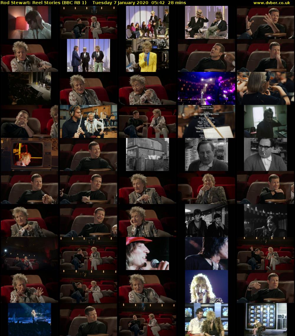 Rod Stewart: Reel Stories (BBC RB 1) Tuesday 7 January 2020 05:42 - 06:10
