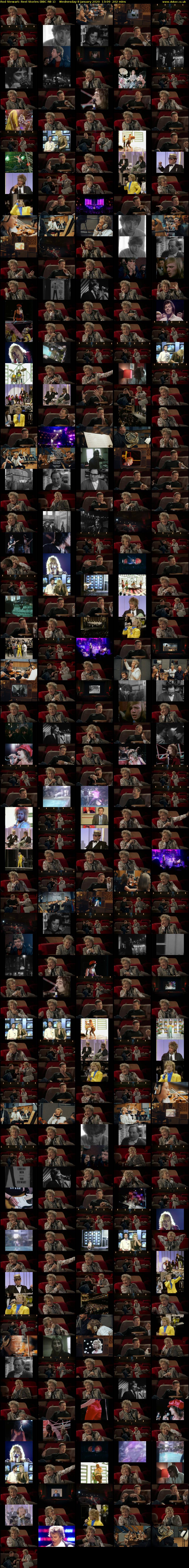 Rod Stewart: Reel Stories (BBC RB 1) Wednesday 8 January 2020 13:09 - 16:31