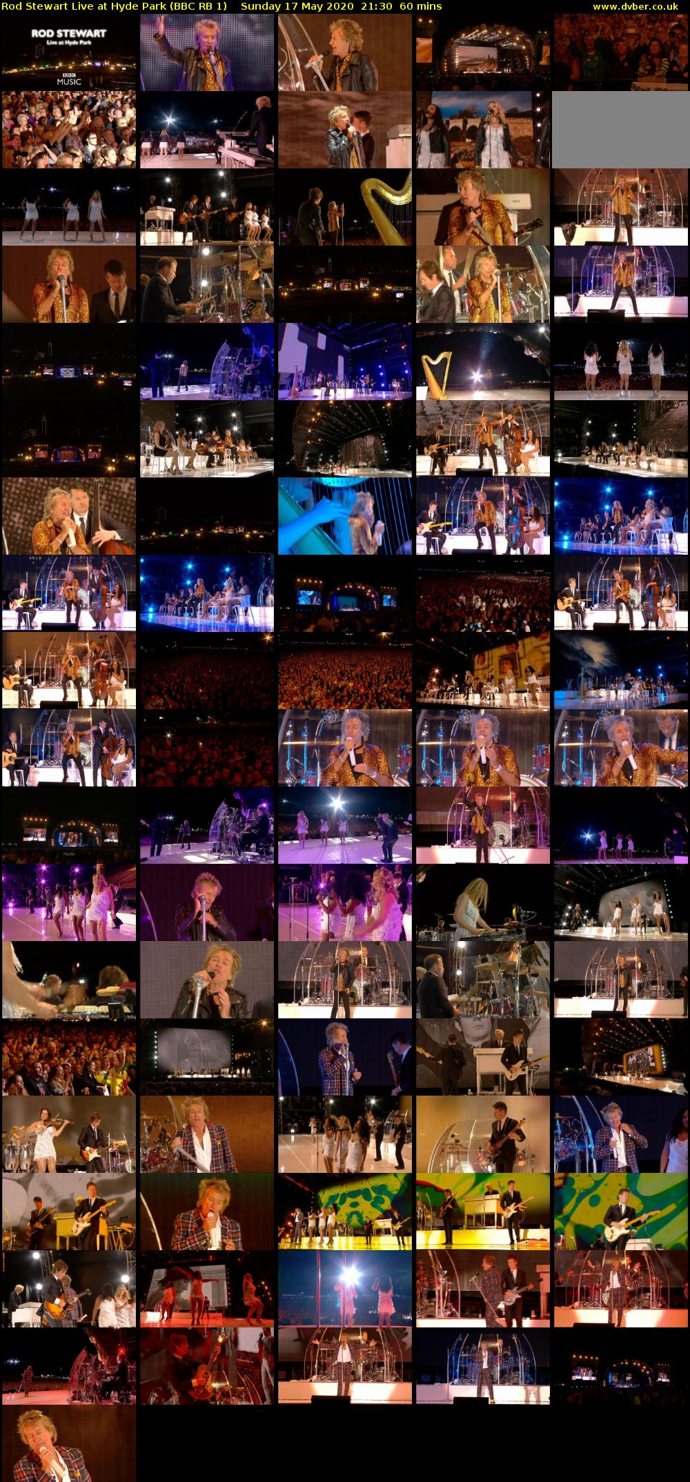 Rod Stewart Live at Hyde Park (BBC RB 1) Sunday 17 May 2020 21:30 - 22:30
