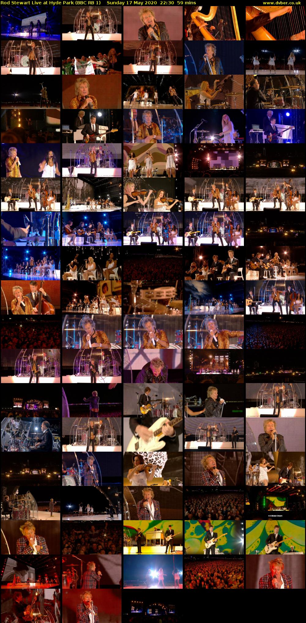 Rod Stewart Live at Hyde Park (BBC RB 1) Sunday 17 May 2020 22:30 - 23:29
