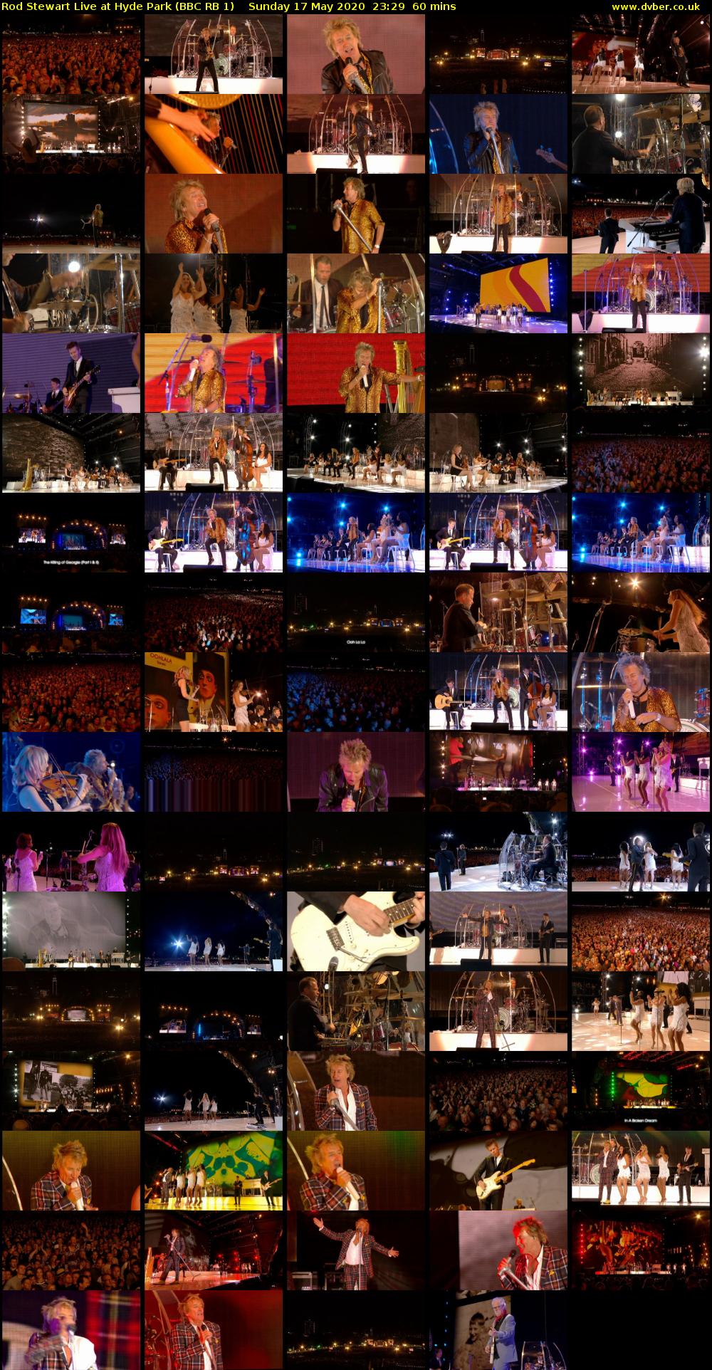 Rod Stewart Live at Hyde Park (BBC RB 1) Sunday 17 May 2020 23:29 - 00:29