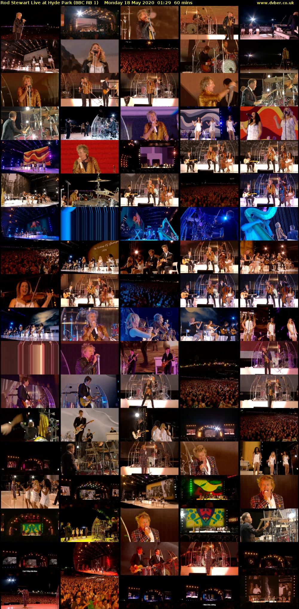 Rod Stewart Live at Hyde Park (BBC RB 1) Monday 18 May 2020 01:29 - 02:29