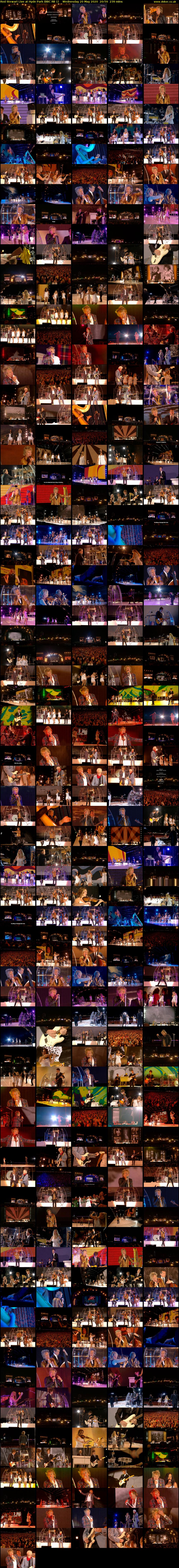 Rod Stewart Live at Hyde Park (BBC RB 1) Wednesday 20 May 2020 20:59 - 00:58