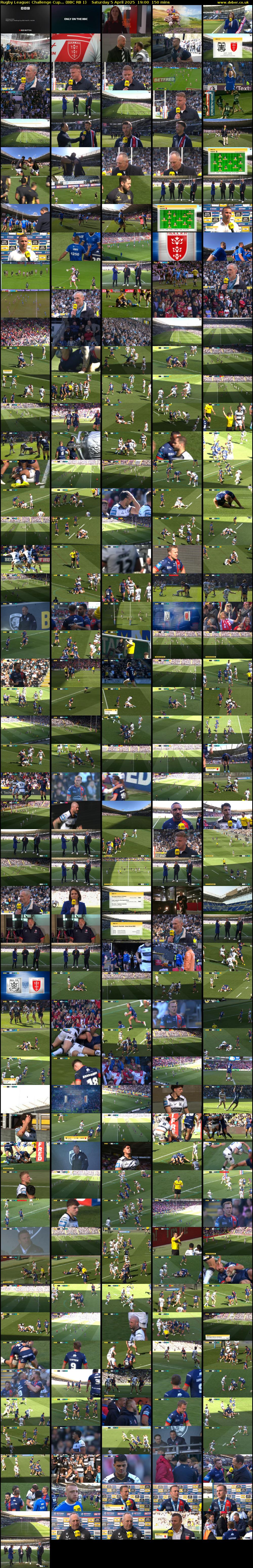 Rugby League: Challenge Cup... (BBC RB 1) Saturday 5 April 2025 19:00 - 21:30