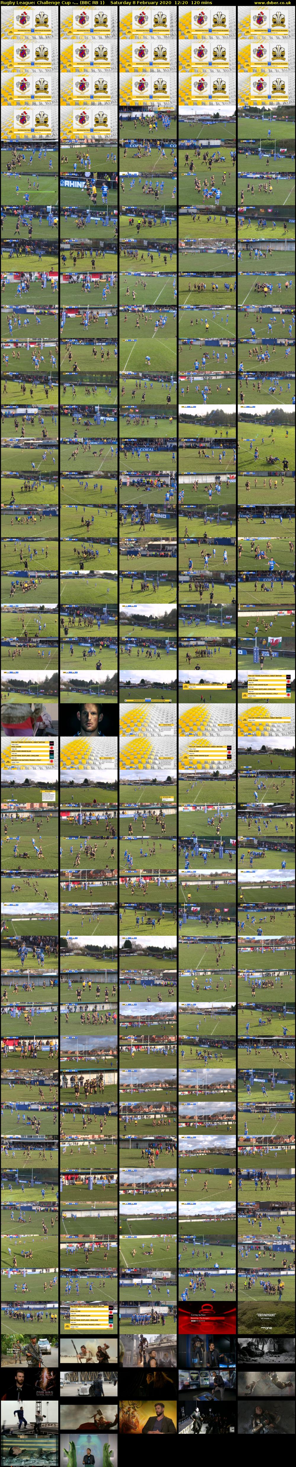 Rugby League: Challenge Cup -... (BBC RB 1) Saturday 8 February 2020 12:20 - 14:20