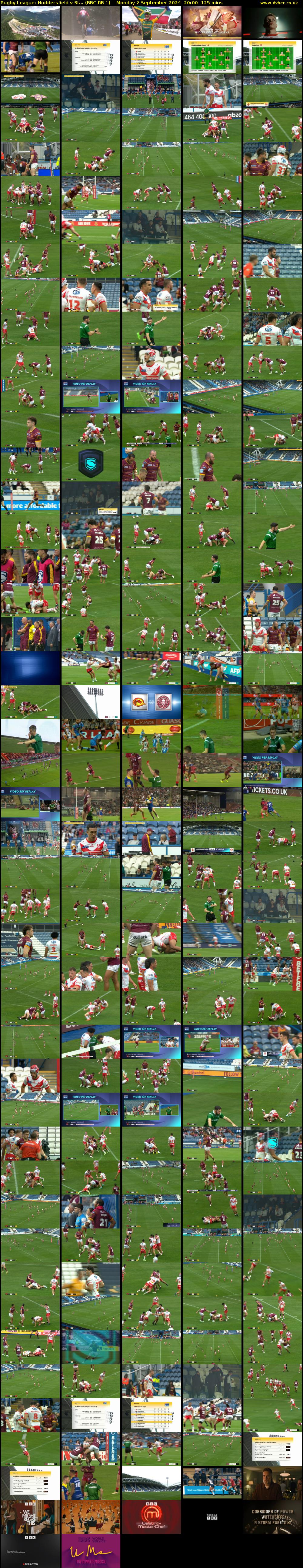 Rugby League: Huddersfield v St... (BBC RB 1) Monday 2 September 2024 20:00 - 22:05