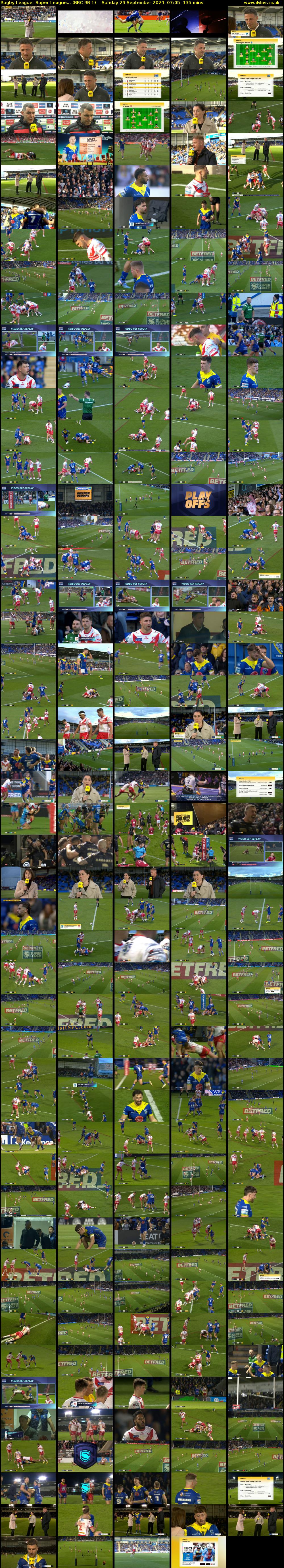 Rugby League: Super League... (BBC RB 1) Sunday 29 September 2024 07:05 - 09:20