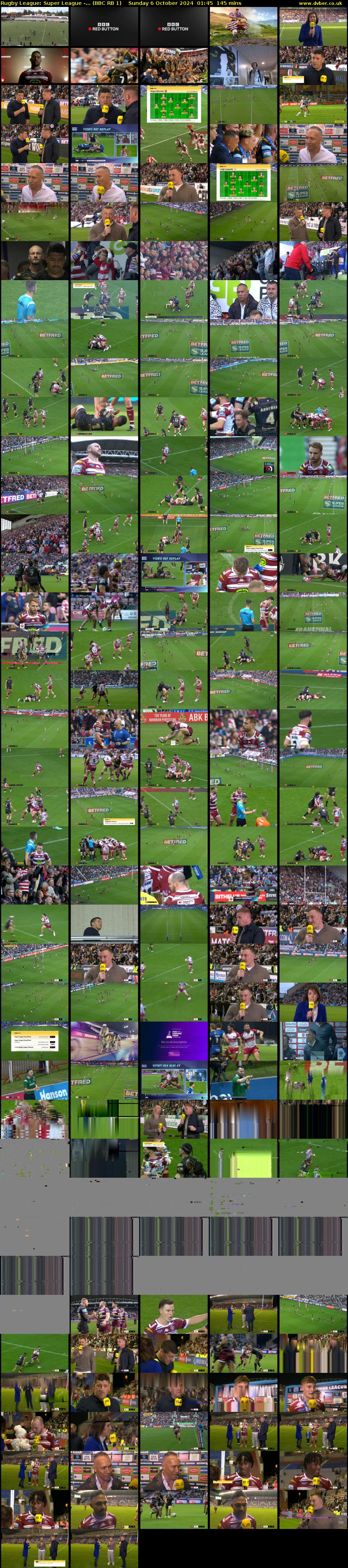 Rugby League: Super League -... (BBC RB 1) Sunday 6 October 2024 01:45 - 04:10