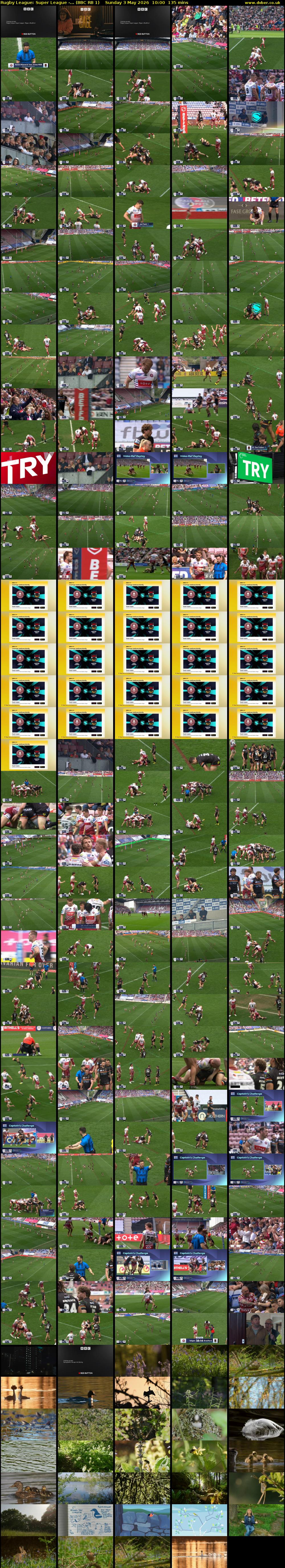 Rugby League: Super League -... (BBC RB 1) Sunday 3 May 2026 10:00 - 12:15