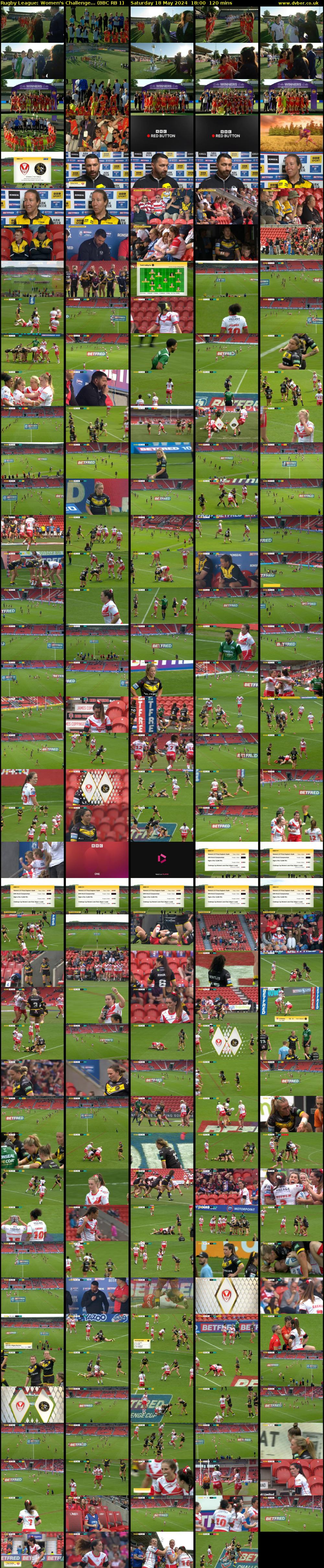 Rugby League: Women's Challenge... (BBC RB 1) Saturday 18 May 2024 18:00 - 20:00