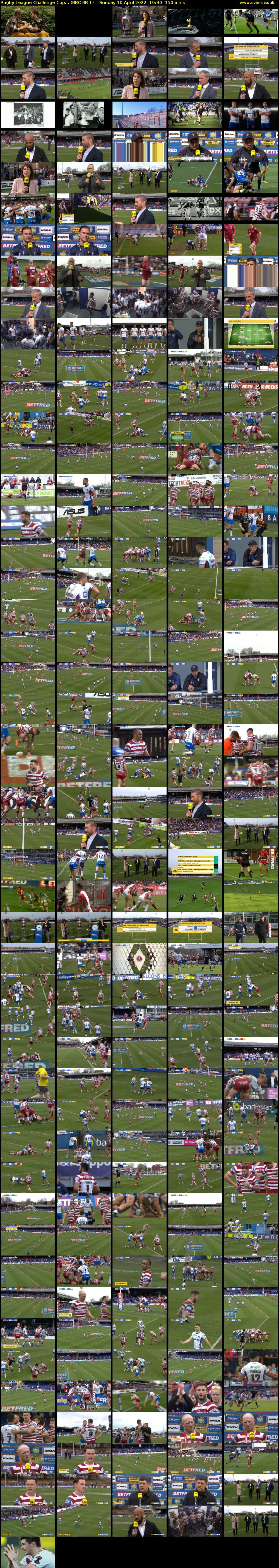 Rugby League Challenge Cup... (BBC RB 1) Sunday 10 April 2022 19:30 - 22:00