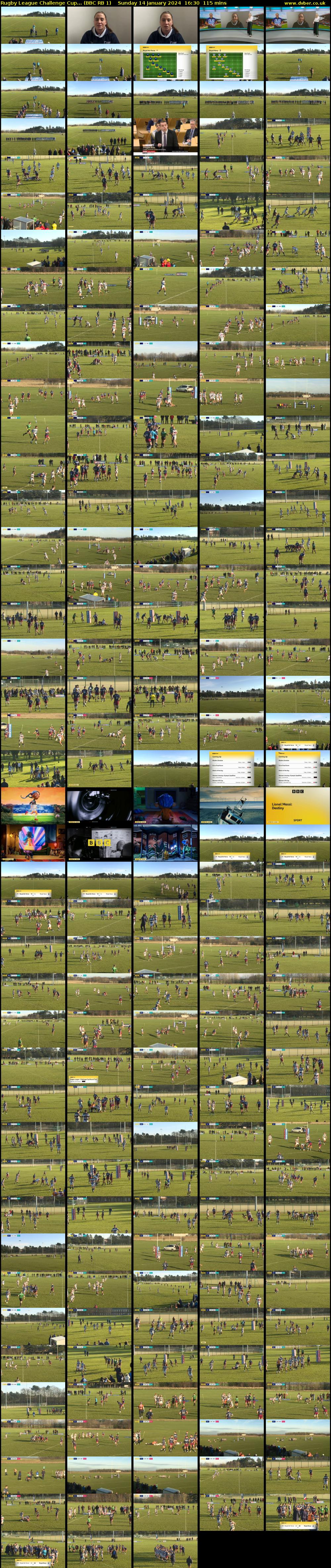 Rugby League Challenge Cup... (BBC RB 1) Sunday 14 January 2024 16:30 - 18:25