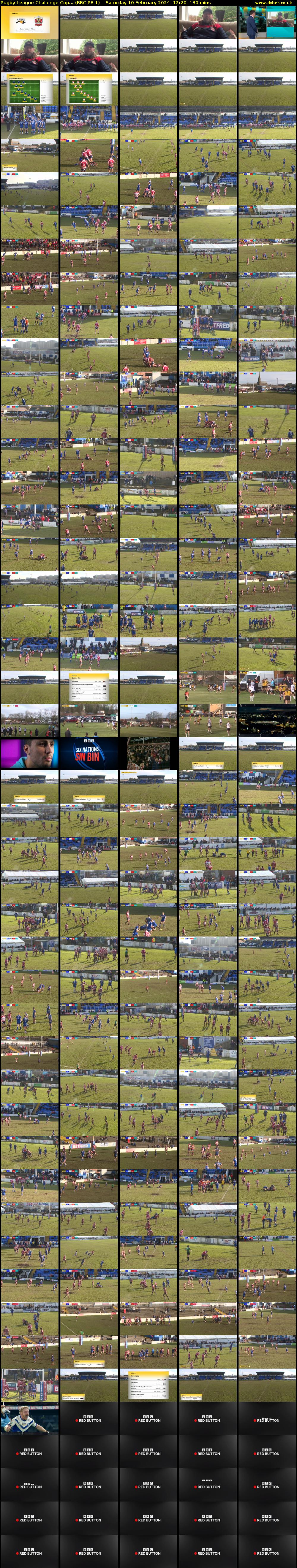 Rugby League Challenge Cup... (BBC RB 1) Saturday 10 February 2024 12:20 - 14:30