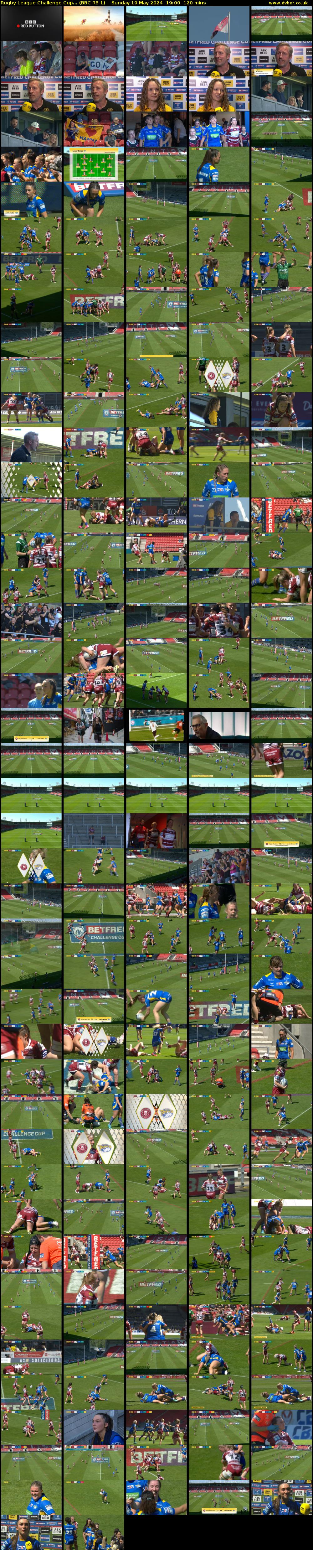Rugby League Challenge Cup... (BBC RB 1) Sunday 19 May 2024 19:00 - 21:00