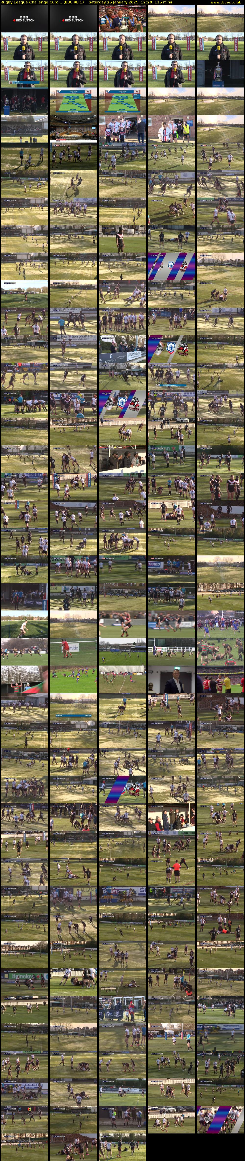 Rugby League Challenge Cup:... (BBC RB 1) Saturday 25 January 2025 12:20 - 14:15