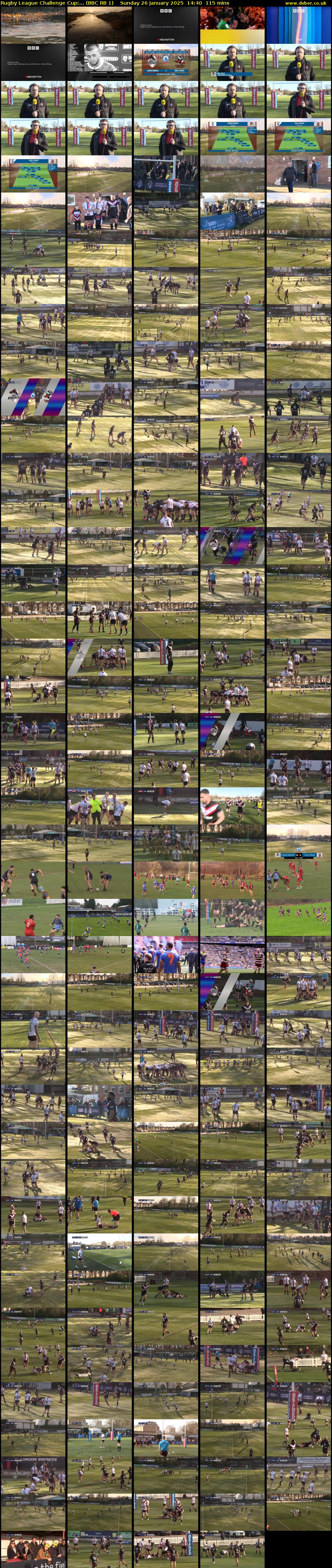 Rugby League Challenge Cup:... (BBC RB 1) Sunday 26 January 2025 14:40 - 16:35