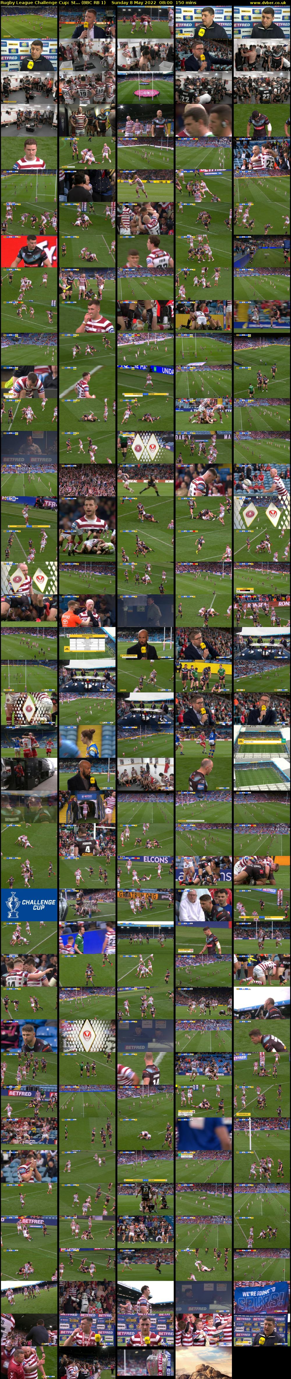 Rugby League Challenge Cup: St... (BBC RB 1) Sunday 8 May 2022 08:00 - 10:30