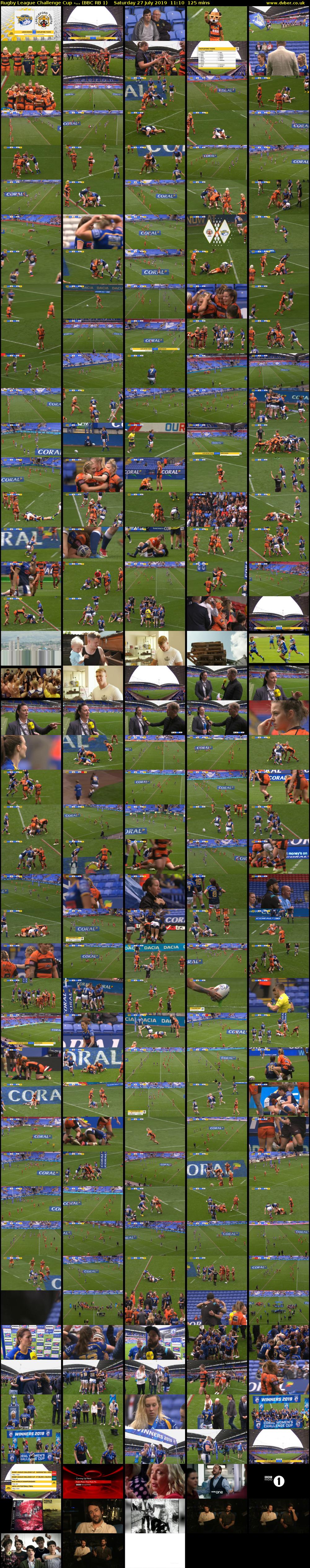 Rugby League Challenge Cup -... (BBC RB 1) Saturday 27 July 2019 11:10 - 13:15