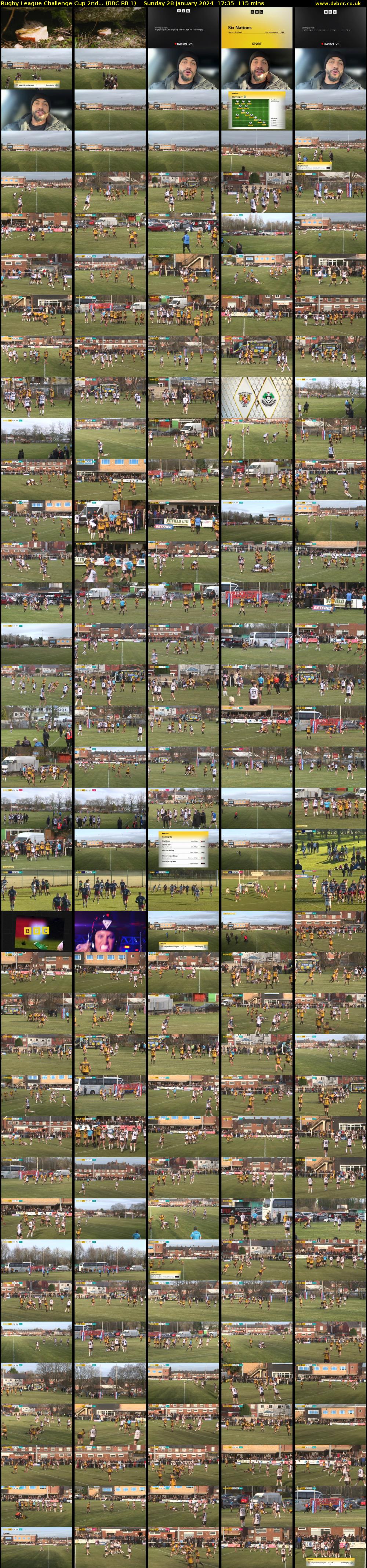 Rugby League Challenge Cup 2nd... (BBC RB 1) Sunday 28 January 2024 17:35 - 19:30