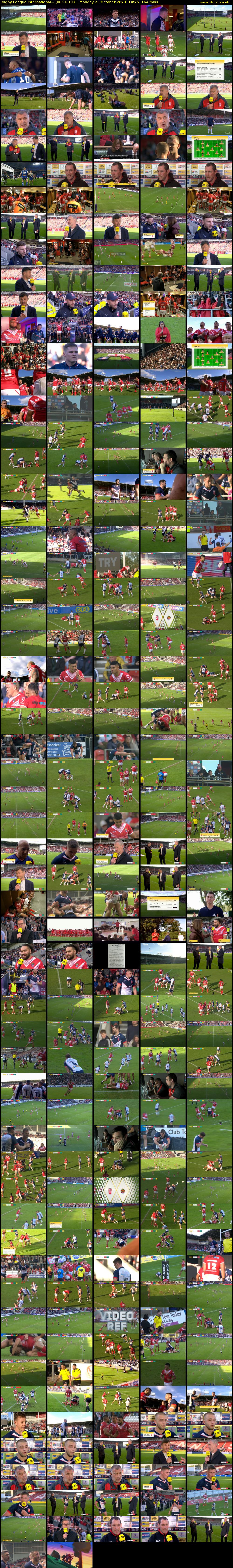 Rugby League International... (BBC RB 1) Monday 23 October 2023 14:25 - 17:09