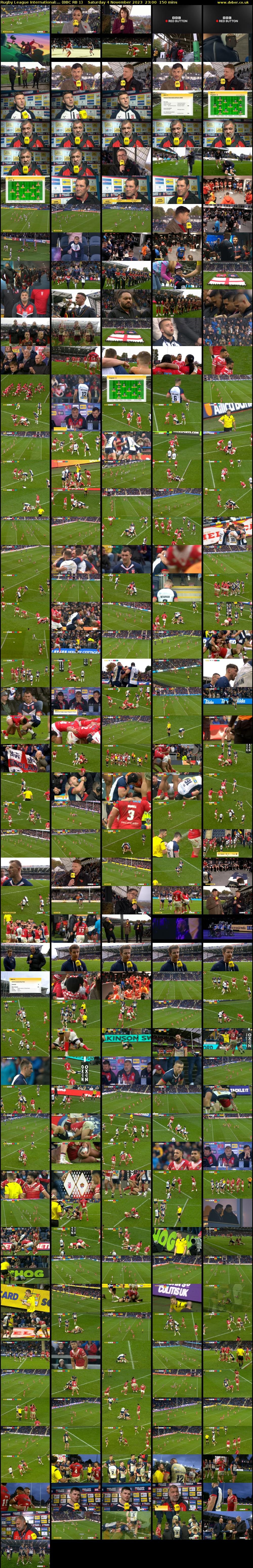 Rugby League International:... (BBC RB 1) Saturday 4 November 2023 23:00 - 01:30