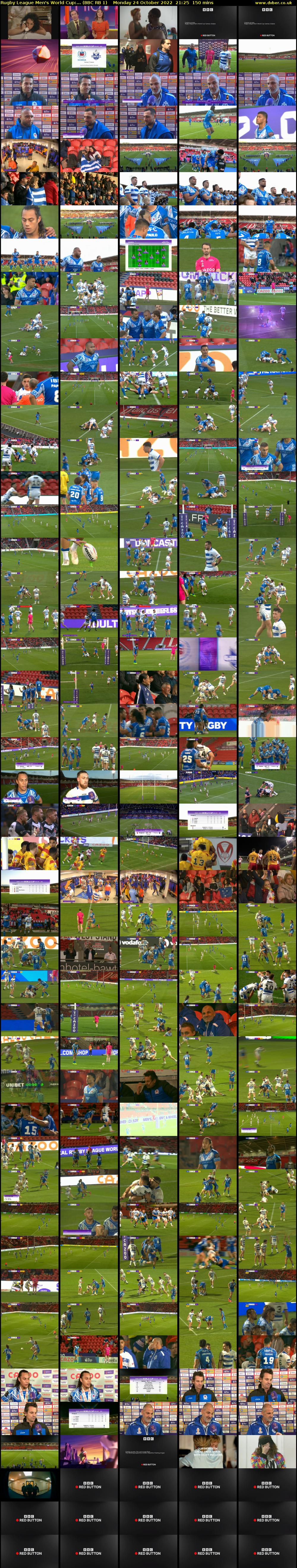 Rugby League Men's World Cup:... (BBC RB 1) Monday 24 October 2022 21:25 - 23:55