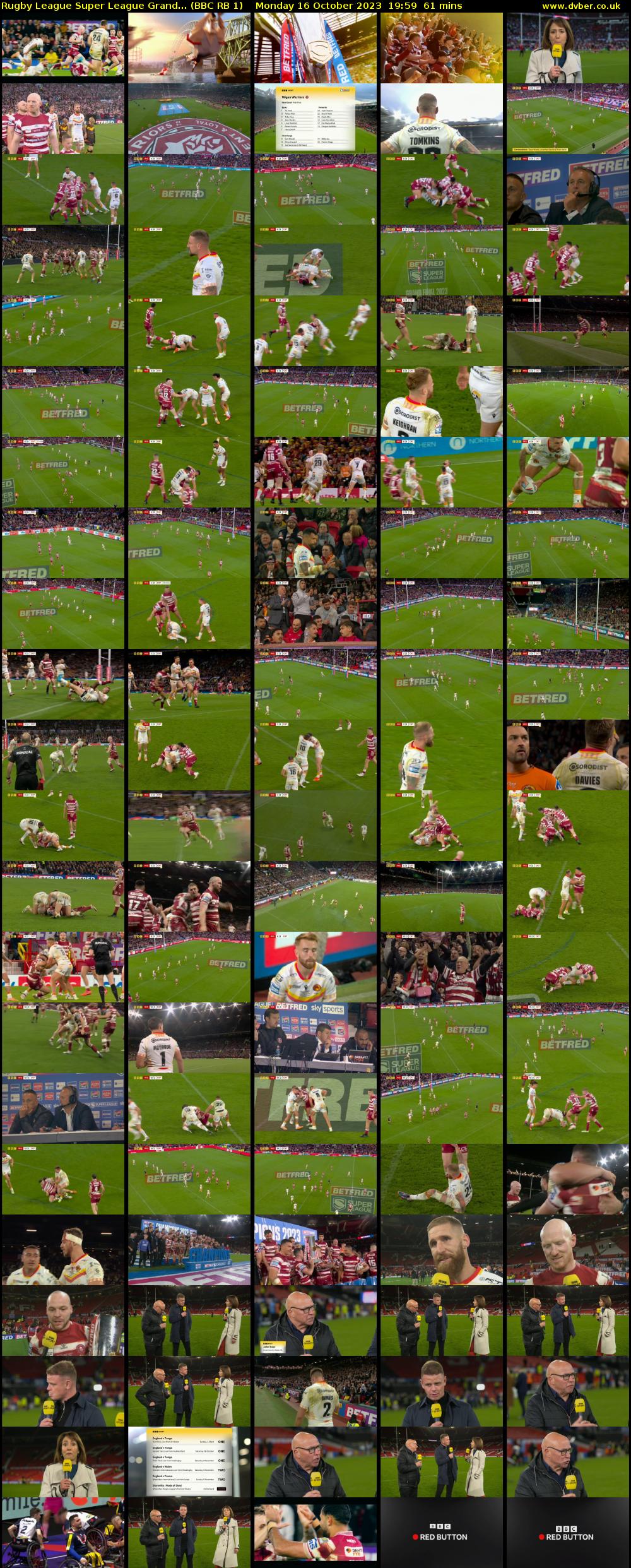 Rugby League Super League Grand... (BBC RB 1) Monday 16 October 2023 19:59 - 21:00
