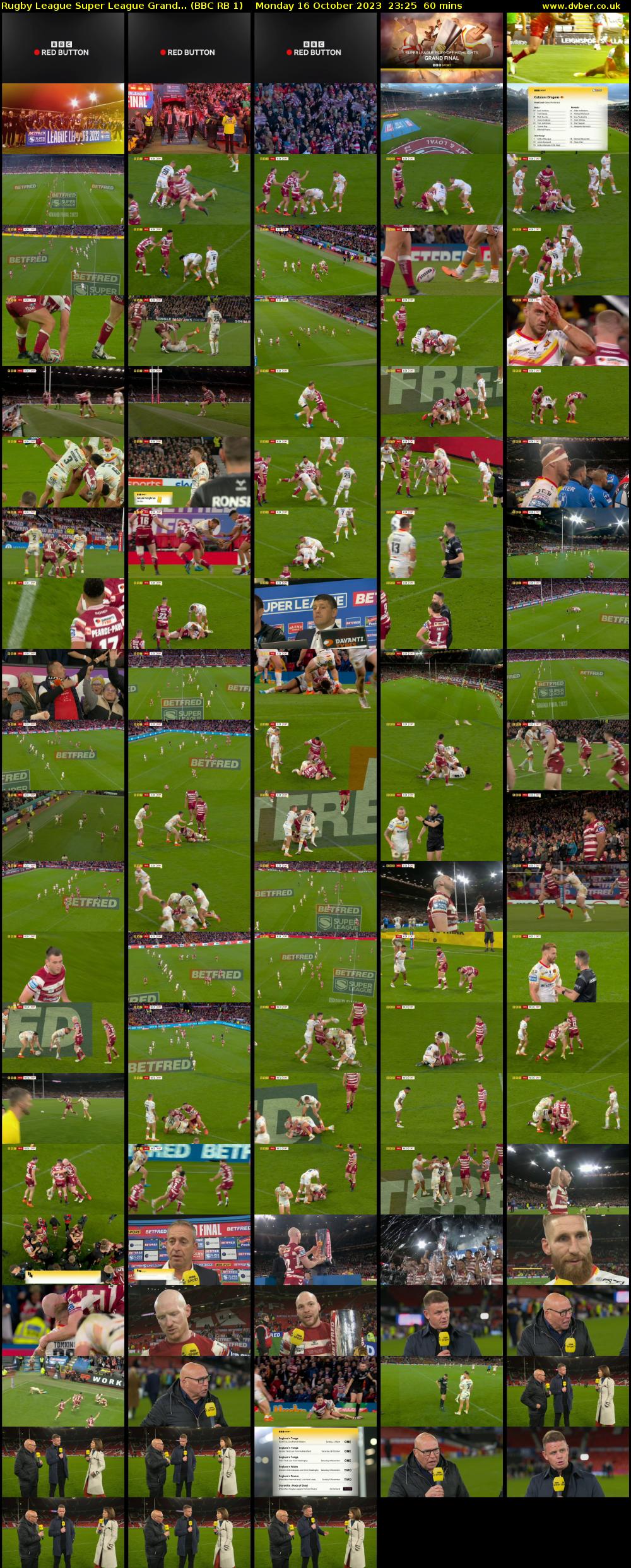 Rugby League Super League Grand... (BBC RB 1) Monday 16 October 2023 23:25 - 00:25