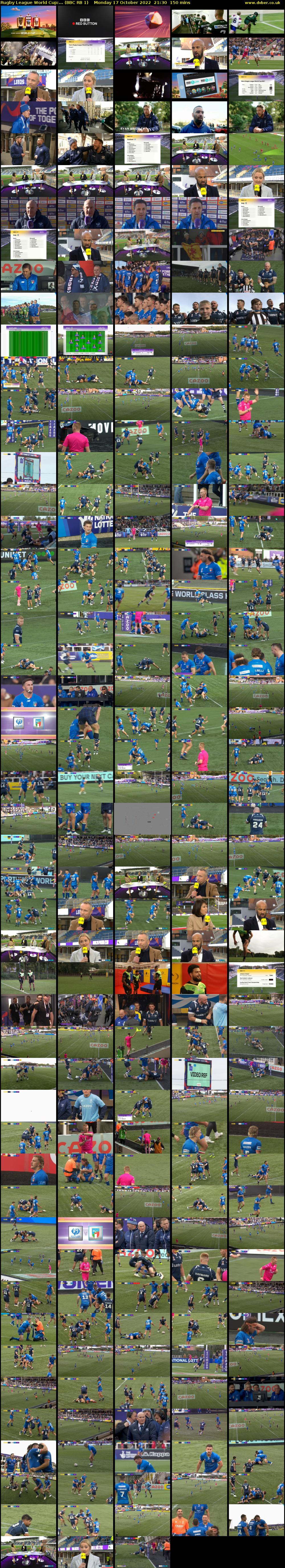 Rugby League World Cup:... (BBC RB 1) Monday 17 October 2022 21:30 - 00:00