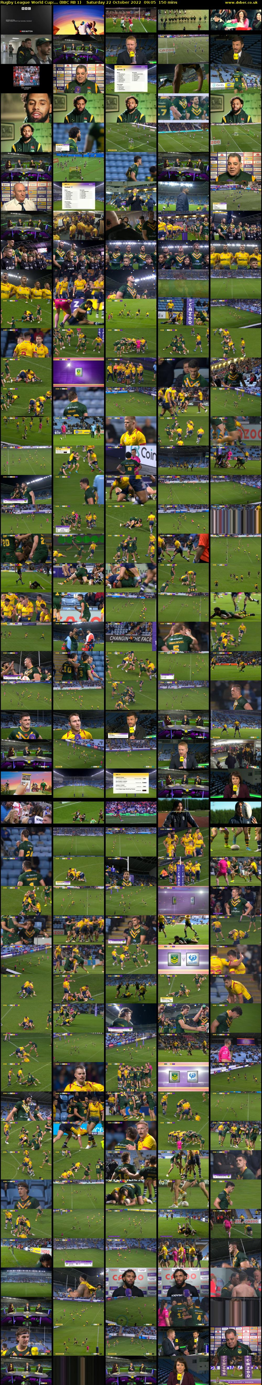 Rugby League World Cup:... (BBC RB 1) Saturday 22 October 2022 09:05 - 11:35