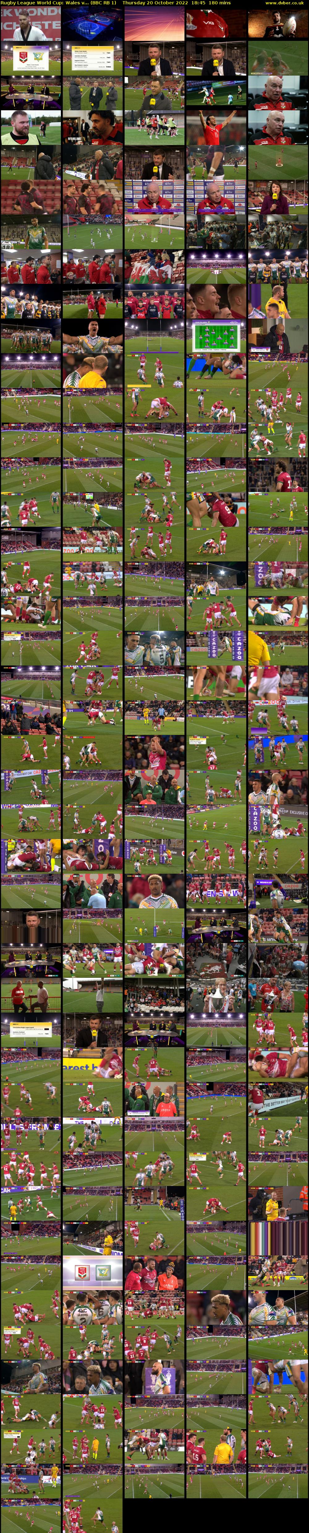 Rugby League World Cup: Wales v... (BBC RB 1) Thursday 20 October 2022 18:45 - 21:45
