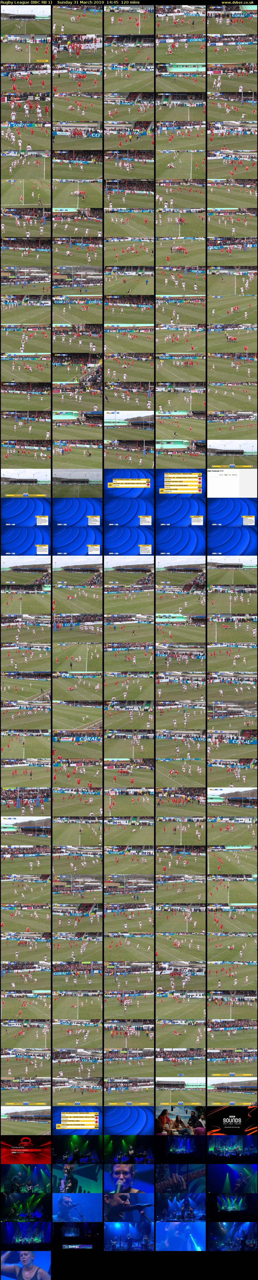 Rugby League (BBC RB 1) Sunday 31 March 2019 14:45 - 16:45