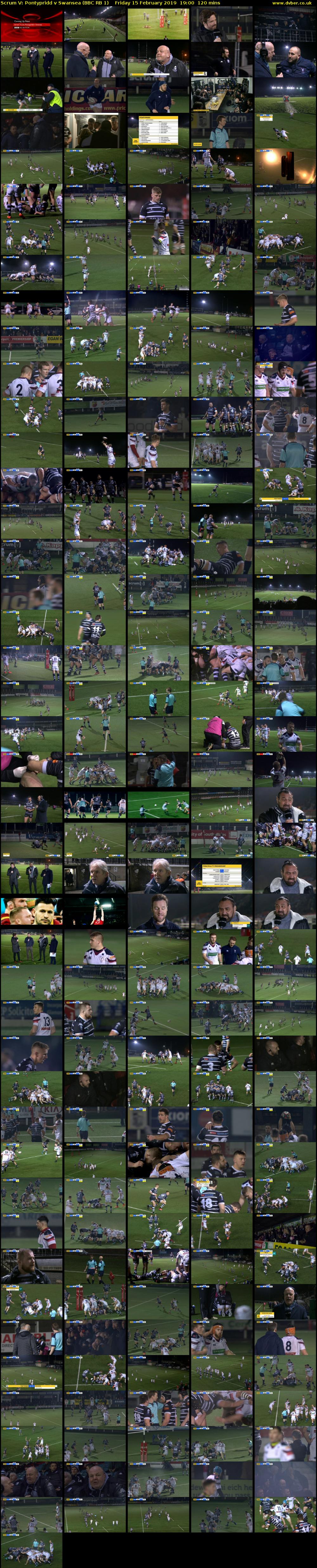 Scrum V: Pontypridd v Swansea (BBC RB 1) Friday 15 February 2019 19:00 - 21:00
