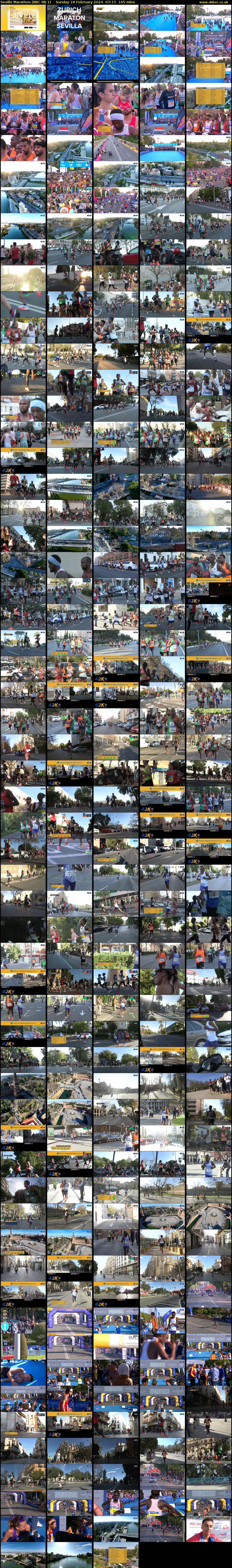 Seville Marathon (BBC RB 1) Sunday 18 February 2024 07:15 - 10:00