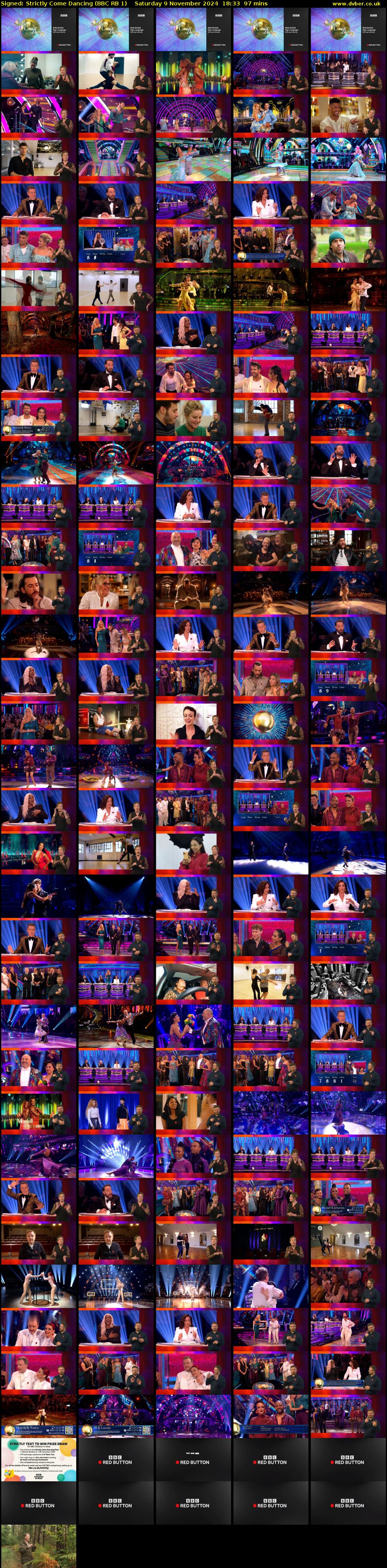 Signed: Strictly Come Dancing (BBC RB 1) Saturday 9 November 2024 18:33 - 20:10