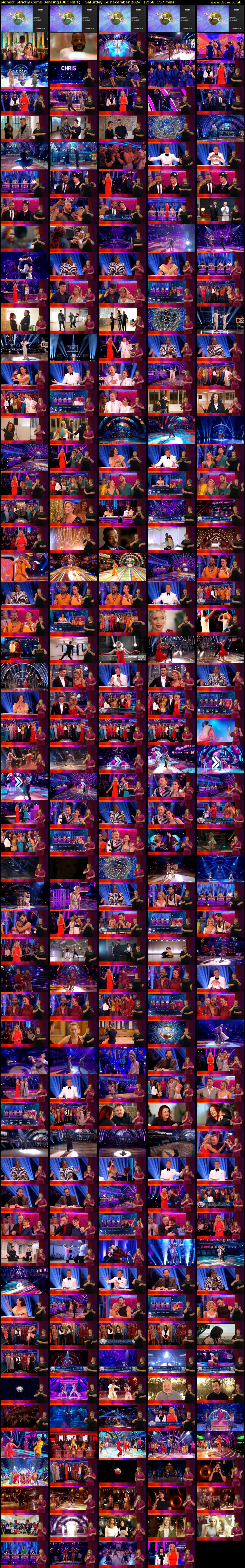 Signed: Strictly Come Dancing (BBC RB 1) Saturday 14 December 2024 17:58 - 20:35