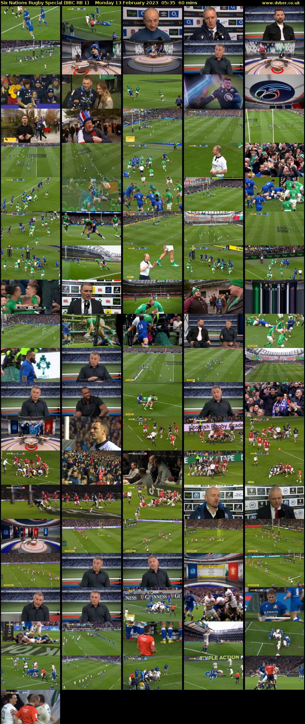 Six Nations Rugby Special (BBC RB 1) Monday 13 February 2023 05:35 - 06:35