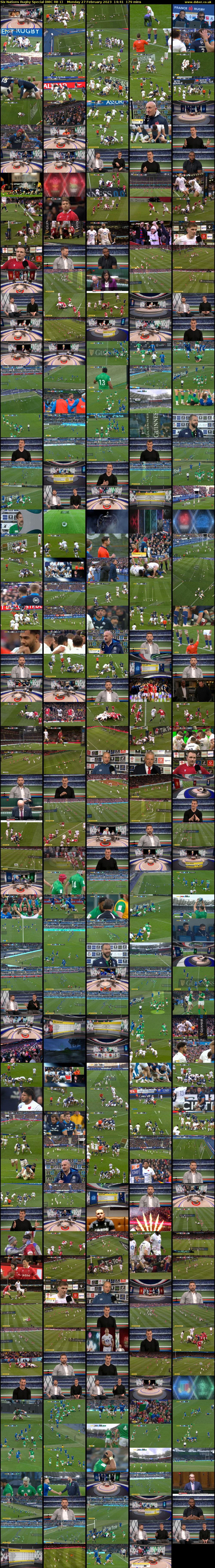Six Nations Rugby Special (BBC RB 1) Monday 27 February 2023 14:41 - 17:40
