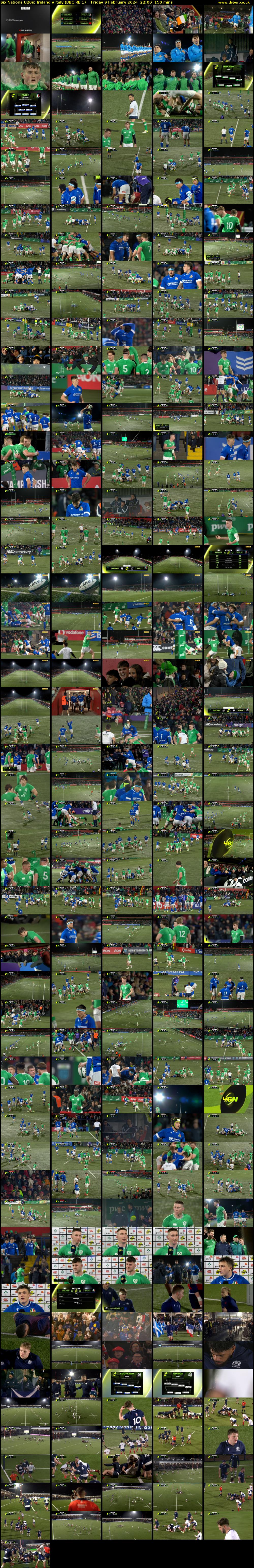 Six Nations U20s: Ireland v Italy (BBC RB 1) Friday 9 February 2024 22:00 - 00:30