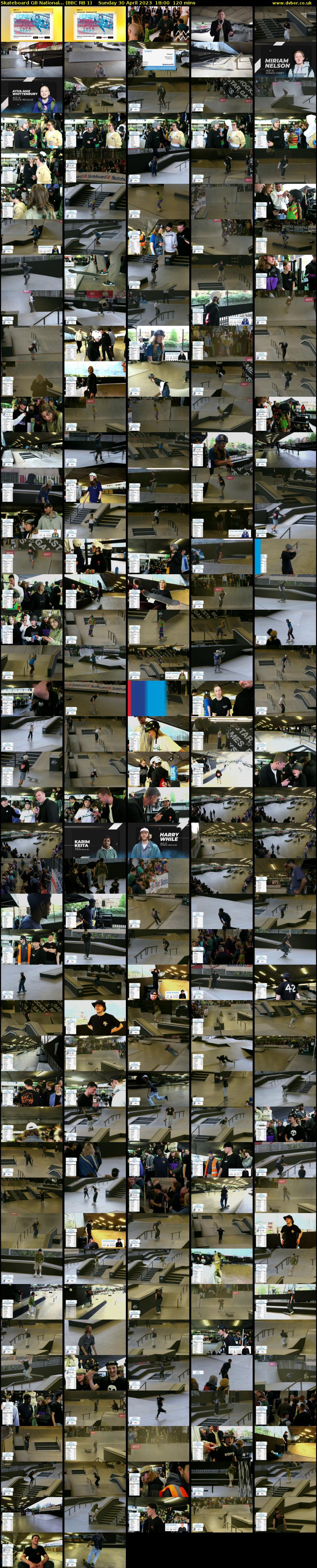 Skateboard GB National... (BBC RB 1) Sunday 30 April 2023 18:00 - 20:00